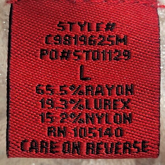 Creme Textured Sweater by Red Women's Size L - Picture 6 of 8